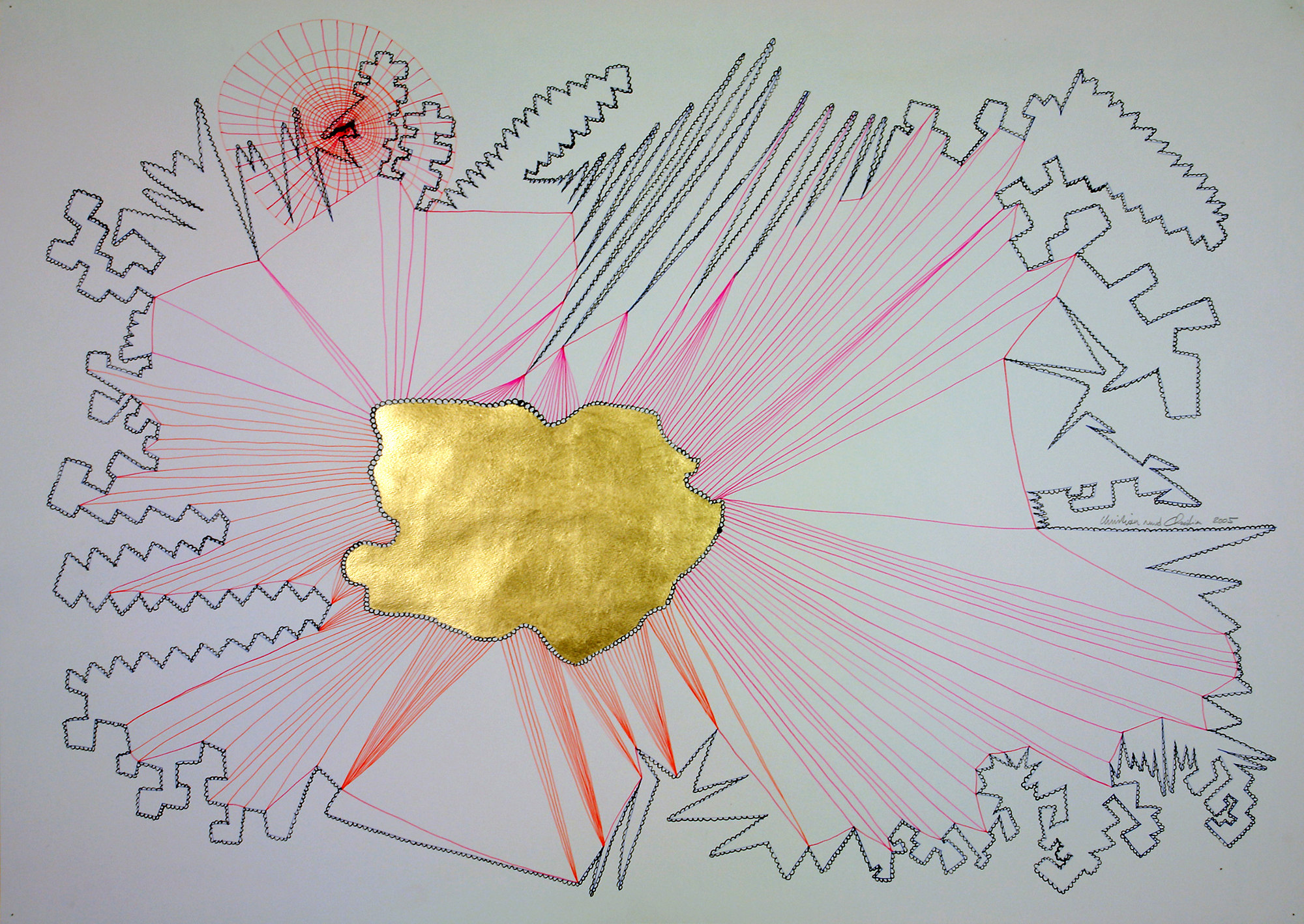 Christian Ganzer: christianundchristian2005drawing
